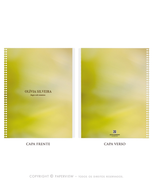 Capa Extra Personalizada para Planner | Soft Focus Citron