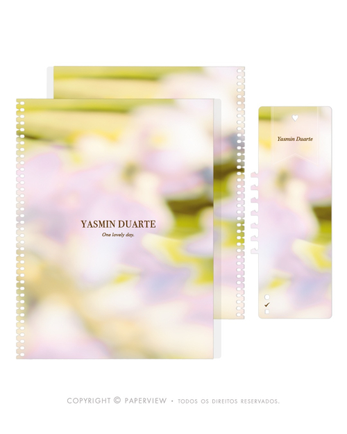 Capa Extra Personalizada para Planner | Soft Focus Bloom