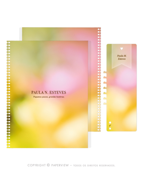 Capa Extra Personalizada para Planner | Soft Focus Garden
