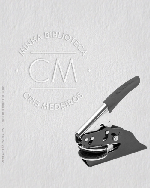 Chancela Para Relevo | Black Line | Monogram
