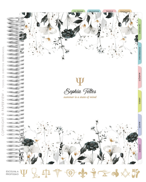 Daily Planner 2027 | Vogue | Fleur Border