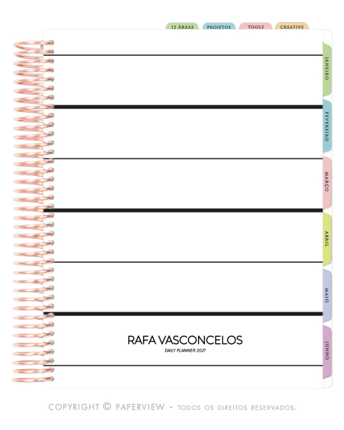 Daily Planner 2027 | Black Line | Linear