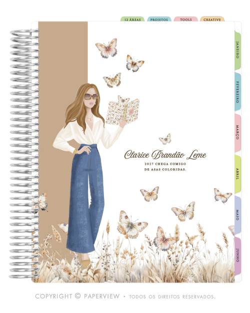 Daily Planner 2027 | Butterfly | Diva Grace