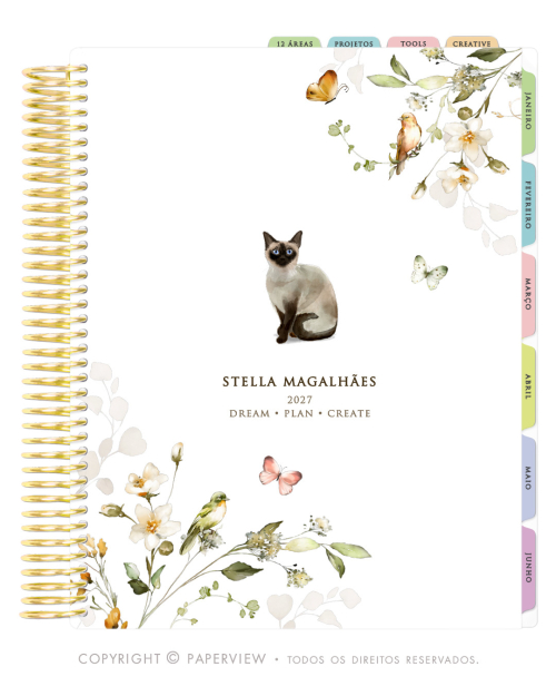 Daily Planner 2027 | Catlover | Splendore