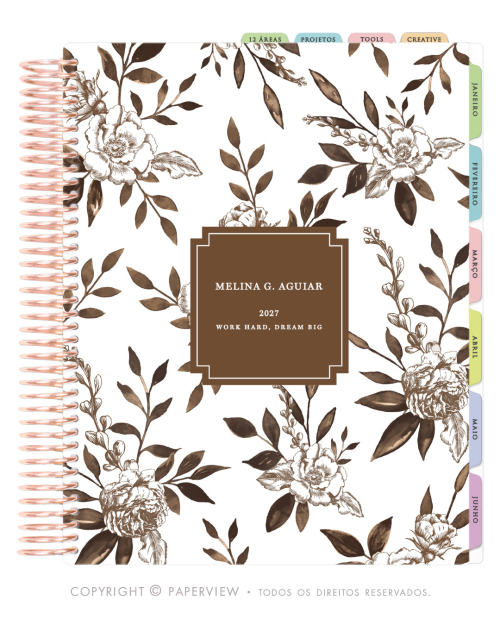 Daily Planner 2027 | Lithographie | Jardin