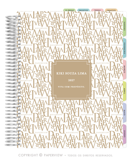 Daily Planner 2027 | Paper Graph | Fendi