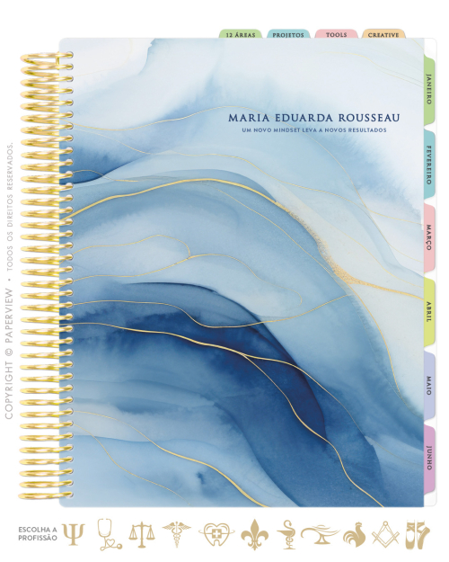 Daily Planner 2027 | Scarf | L'Océan Lázuli