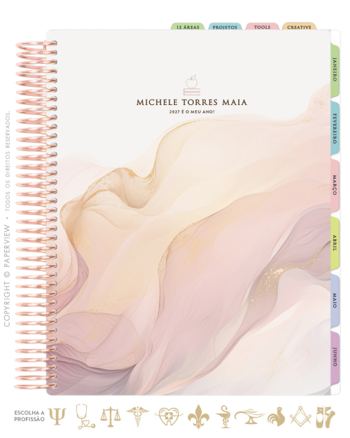 Daily Planner 2027 | Scarf | Pétale