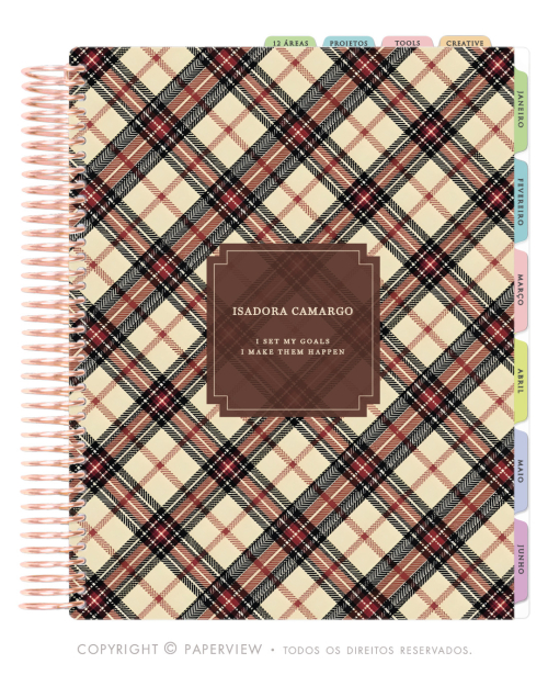 Daily Planner 2027 | London Check | Kensington