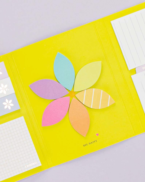 Note-It Bee Flower – 14 blocos (280 notas)