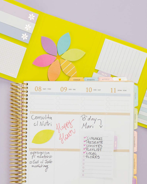 Note-It Bee Flower – 14 blocos (280 notas)