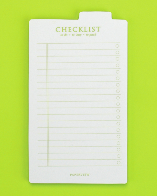 Note-It Checklist | To do | To buy | To pack