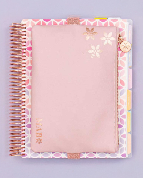 Planner Clutch | Pale Pink